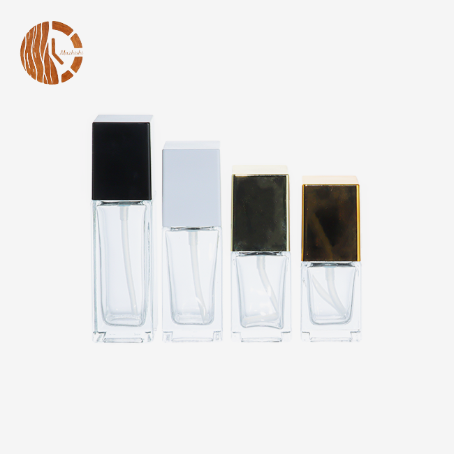 Cosmetic Transparent Essential Spray Glass Bottles